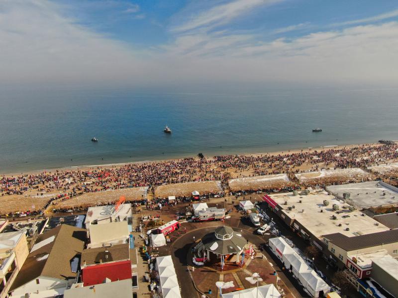 The Polar Bear Plunge to benefit Special Olympics Delaware celebrated 28 years Feb. 3 in Rehoboth Beach. TJ REDEFER PHOTO
